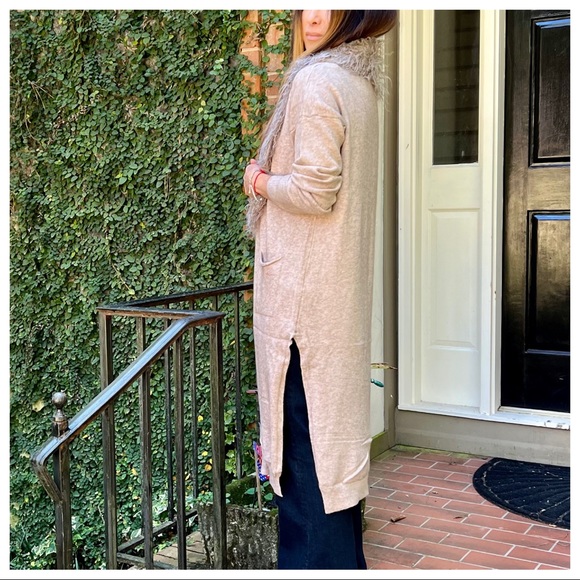 #36 Most Fabulous Soft Long Viscose Blend Sweater Knit Cardigan with pockets - Picture 6 of 9